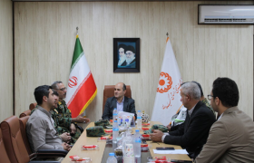 دیدار فرمانده یگان ویژه استان و هیئت همراه با مدیرکل و مسئولین بهزیستی گیلان