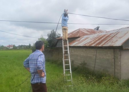 آغاز طرح جمع‌آوری کابل‌های سرقتی در روستای نصیرمحله شهرستان شفت