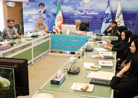 نشست بررسی اجرای پروژه(FTTX) در مخابرات منطقه گیلان