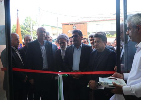 افتتاح ساختمان جدید اداره گاز فومن در هفته دولت