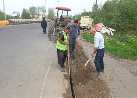 آغاز اجرای پروژه فیبر نوری سایت BTS در روستای مرزدشت خمام