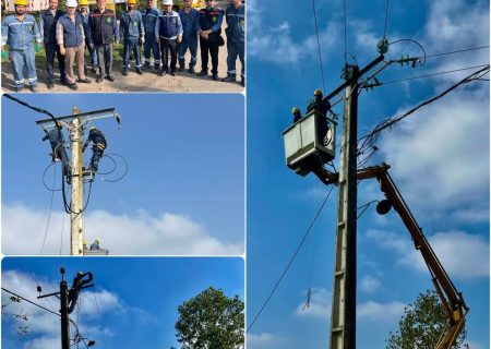 ‌اجرای سه مرحله رزمایش افزایش تاب آوری شبکه های توزیع برق در سطح استان گیلان