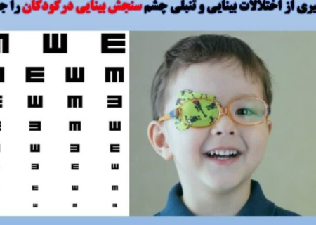 ۳۵ هزار کودک گیلانی  مورد غربالگری بینایی قرار گرفتند