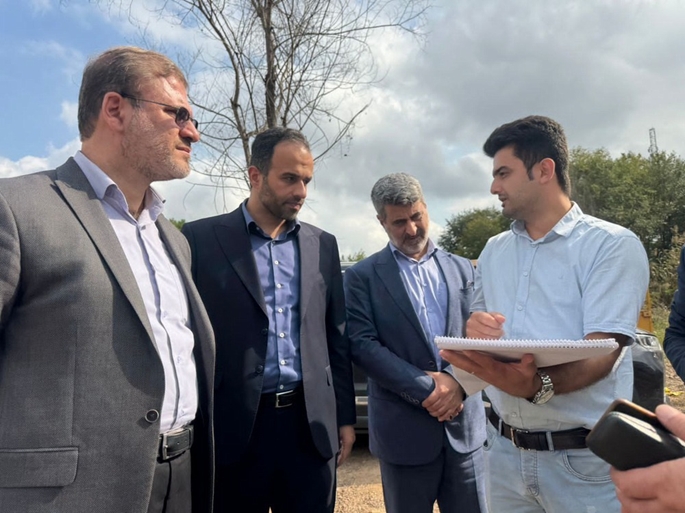 بازدید از روند پیشرفت پروژه‌های شهری رشت