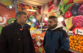 بازدید میدانی مدیرعامل توزیع برق گیلان از اصناف رشت برای پایش مصرف انرژی