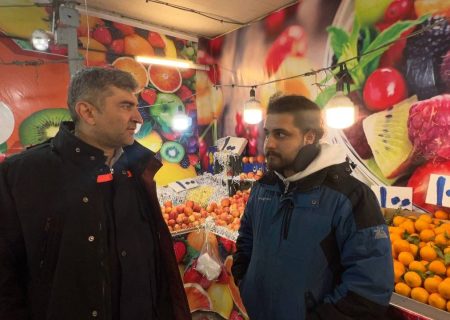 بازدید میدانی مدیرعامل توزیع برق گیلان از اصناف رشت برای پایش مصرف انرژی